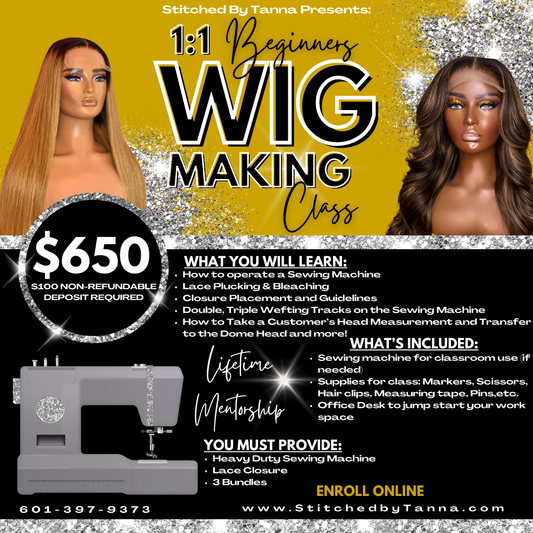 1:1 Wig Making Class