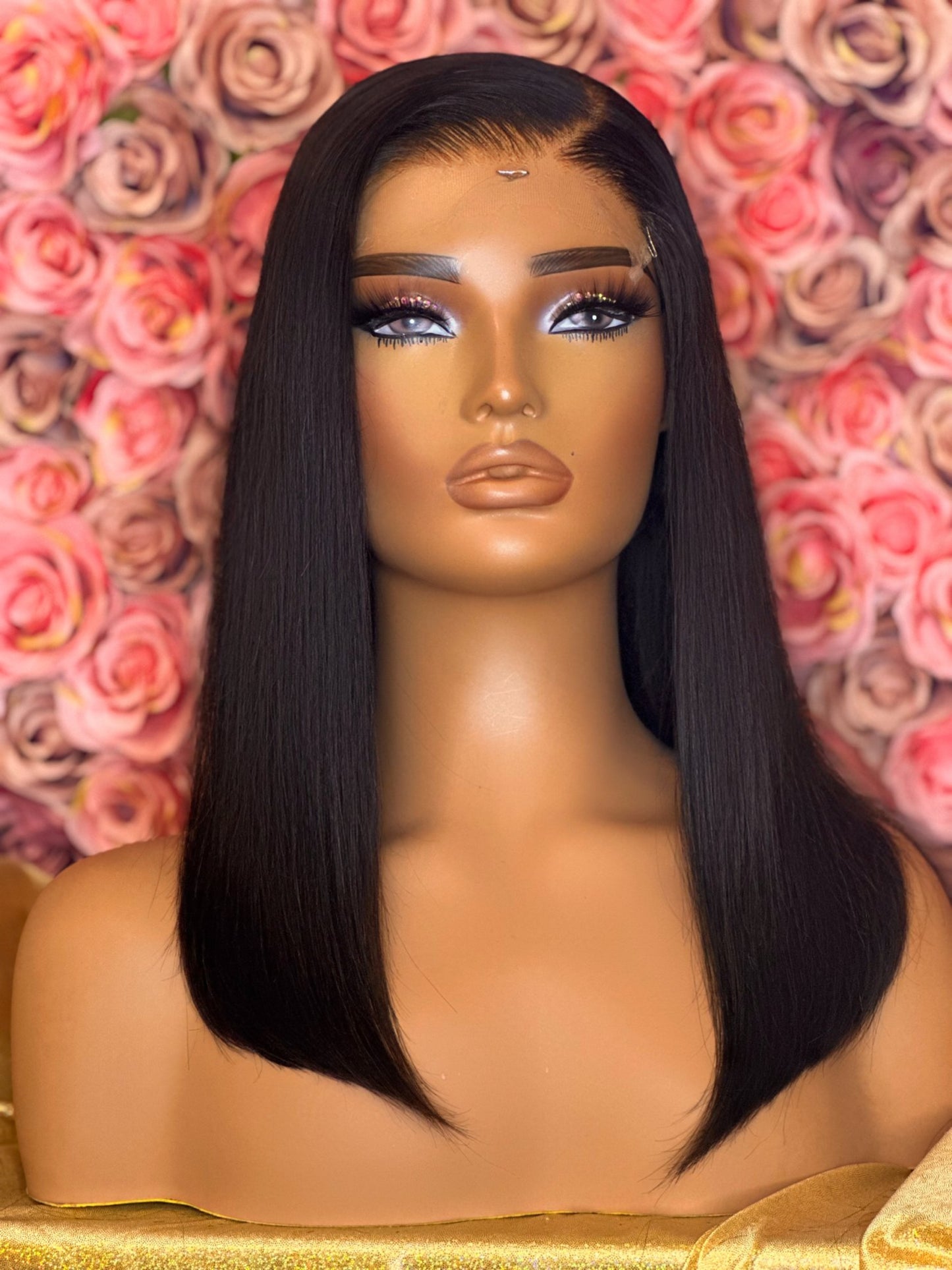 Morgan-14"Glueless Closure Wig
