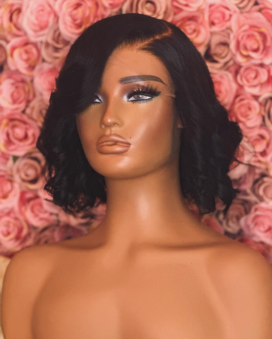 Rose- 8" Glueless Closure Wig