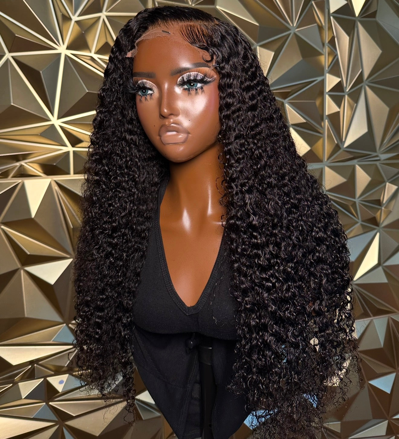 Kia 22" HD Glueless Closure Wig