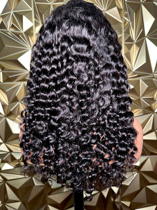 20” U-Part Wig – Deep Wave