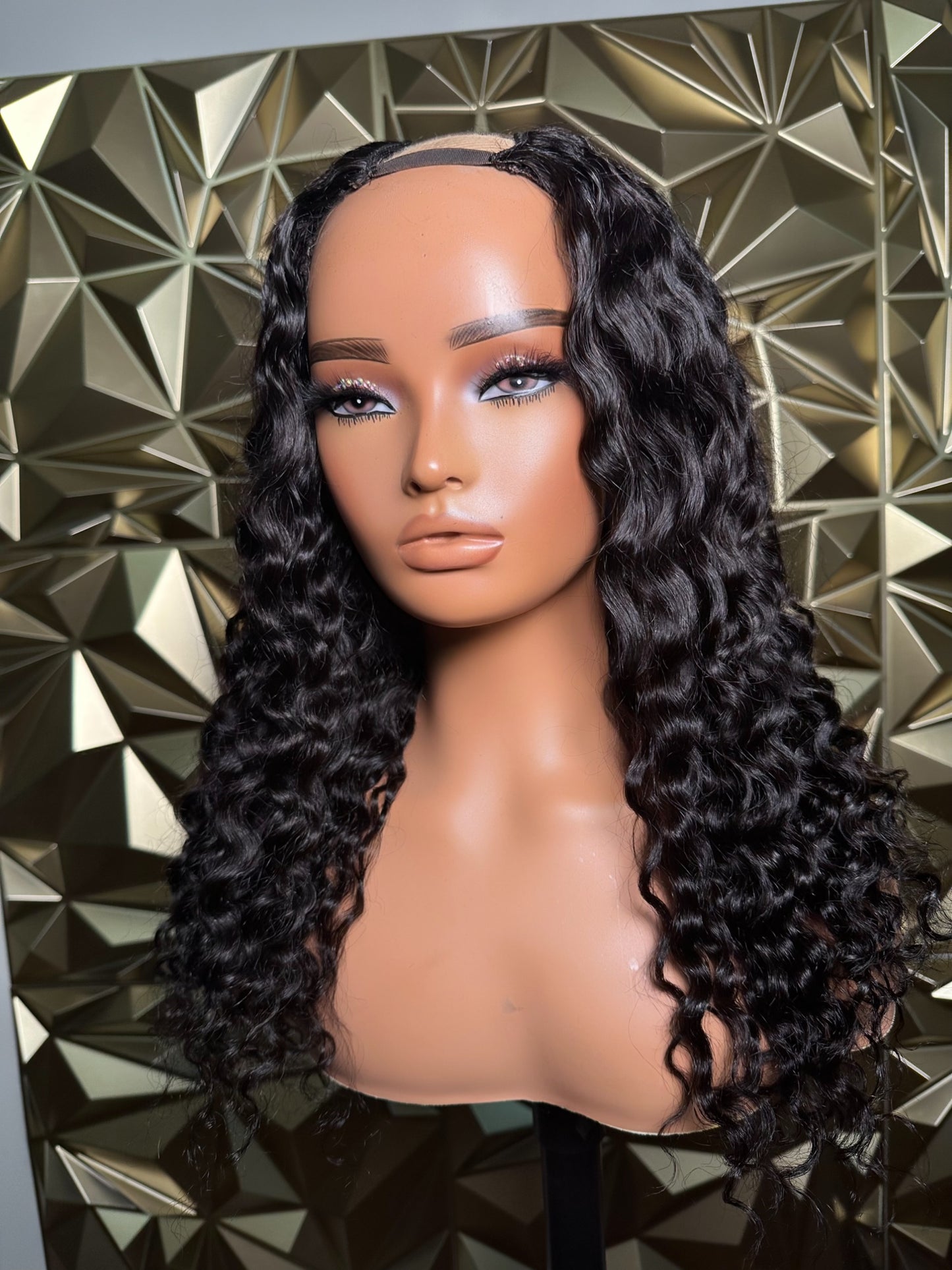 20” U-Part Wig – Deep Wave