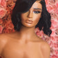 Rose- 8" Glueless Closure Wig
