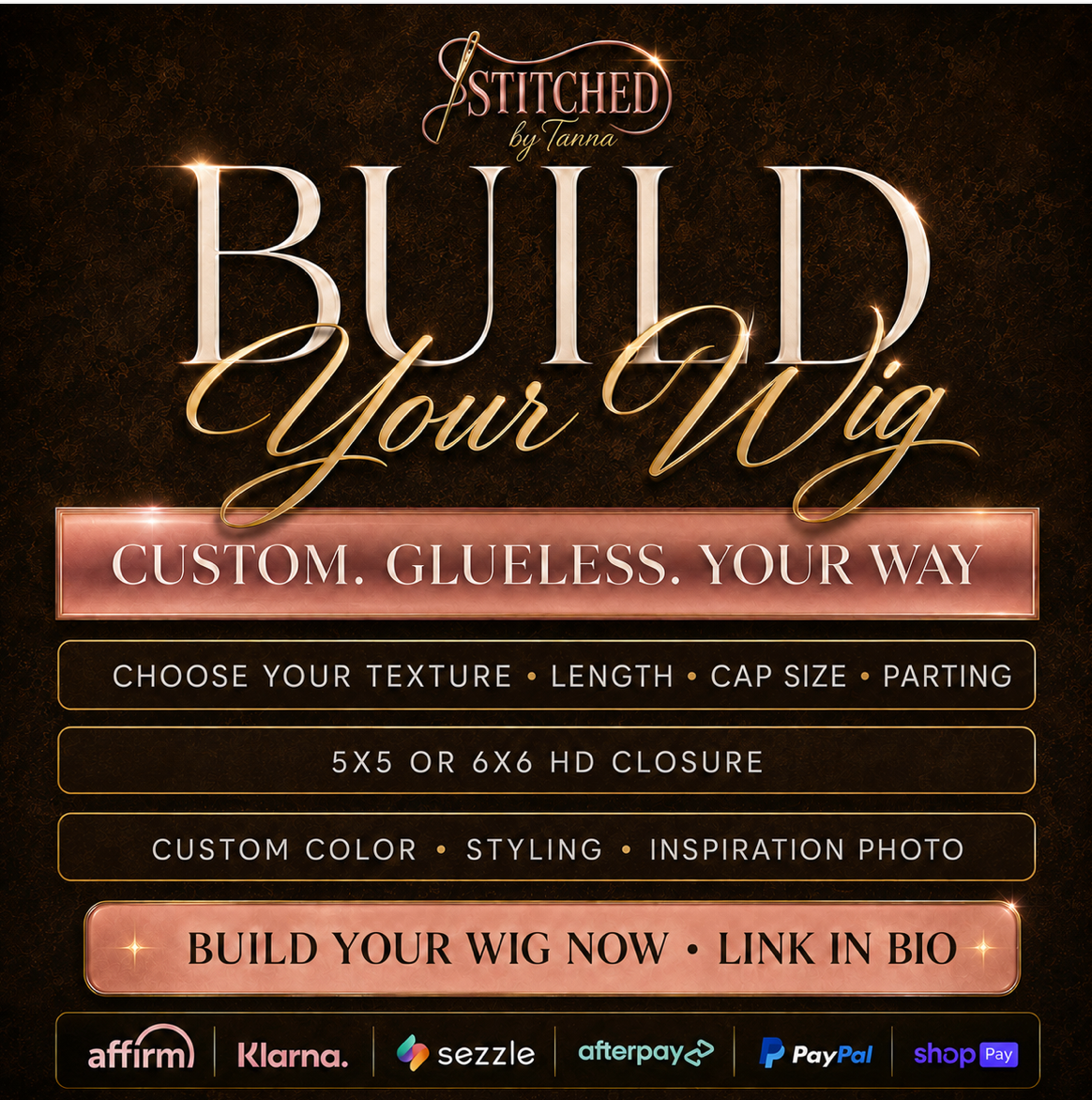 Build A Wig (Natural Black)